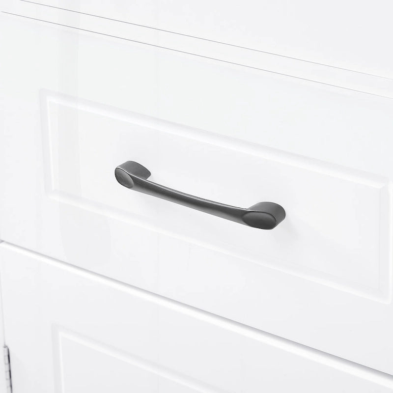 Freestanding Bathroom Storage Cabinet with 4 Adjustable Shelves, Drawer and 2 Doors