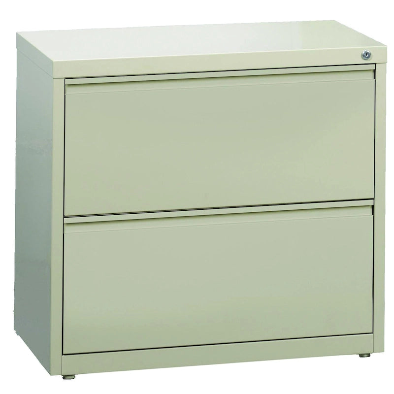 30-inch Wide 2-Drawer Commercial Lateral File Cabinet with Locking Bars
