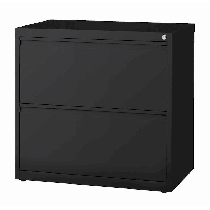30-inch Wide 2-Drawer Commercial Lateral File Cabinet with Locking Bars