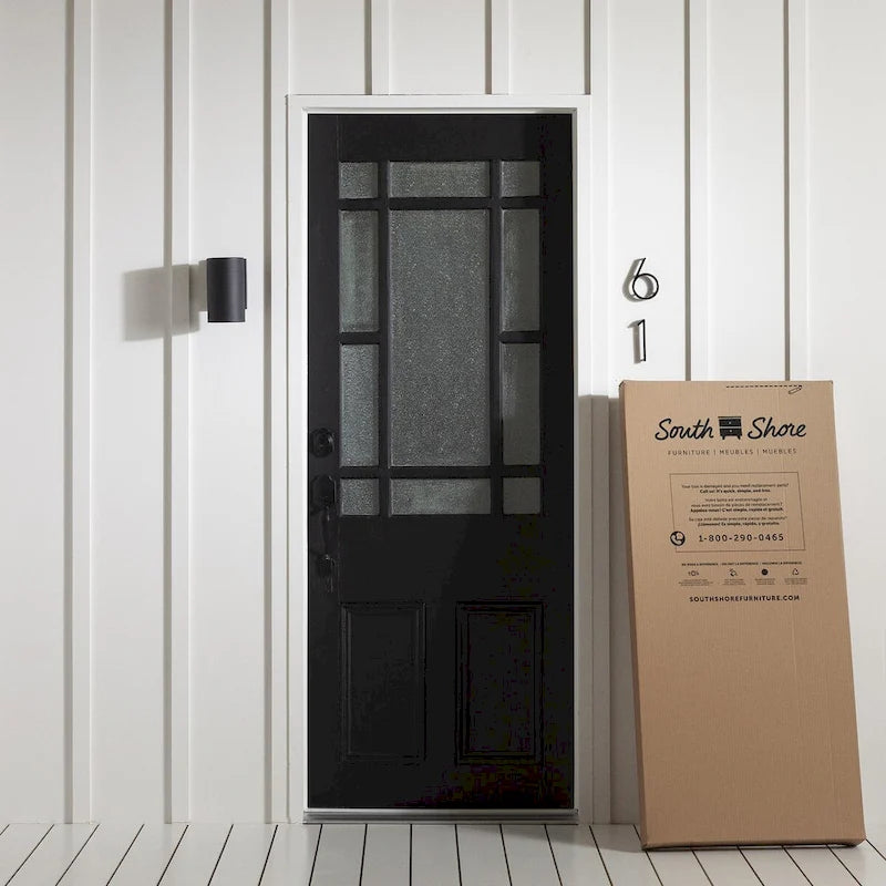 Minimalist 2-Door Storage Cabinet with Adjustable Shelves and Metal Legs