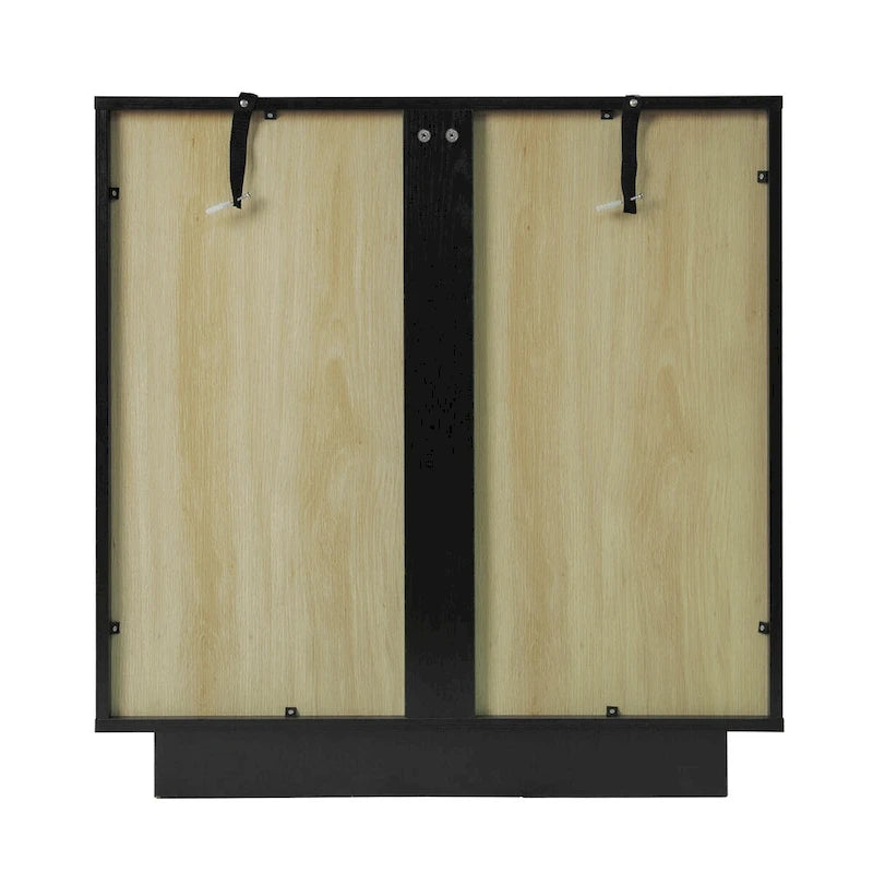 2 Storage Cabinet with Glass Door for Living Room,Dining Room,Study