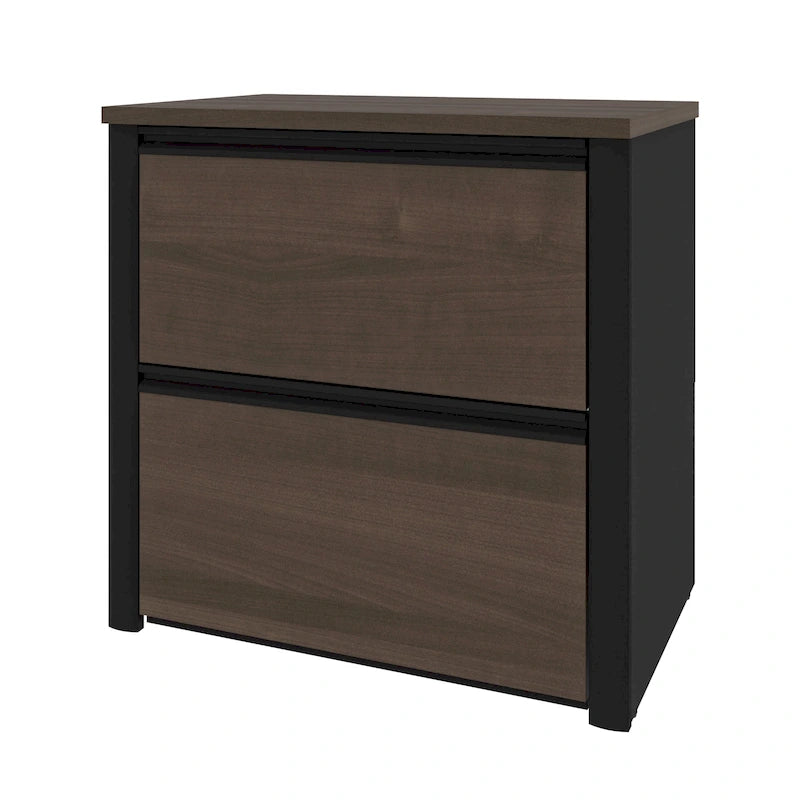 31W 2-Drawer Lateral File Cabinet with Ball-Bearing Slides and Leg Levelers