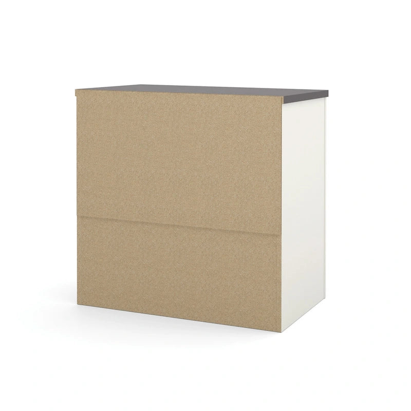 31W 2-Drawer Lateral File Cabinet with Ball-Bearing Slides and Leg Levelers
