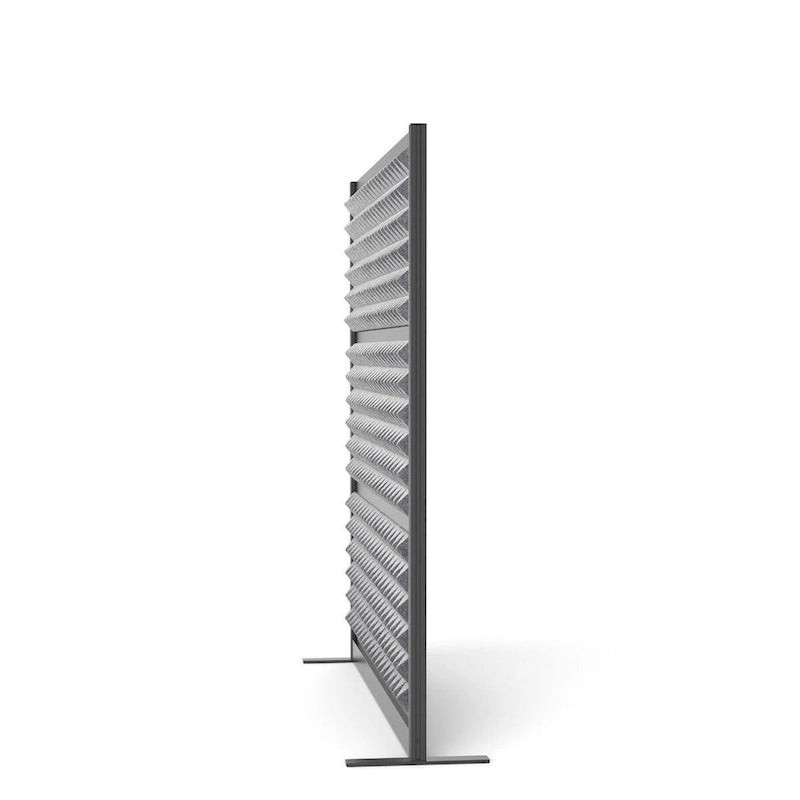 Modular Office Privacy Wall Divider with Sound Absorption Panels - 70W x 70H
