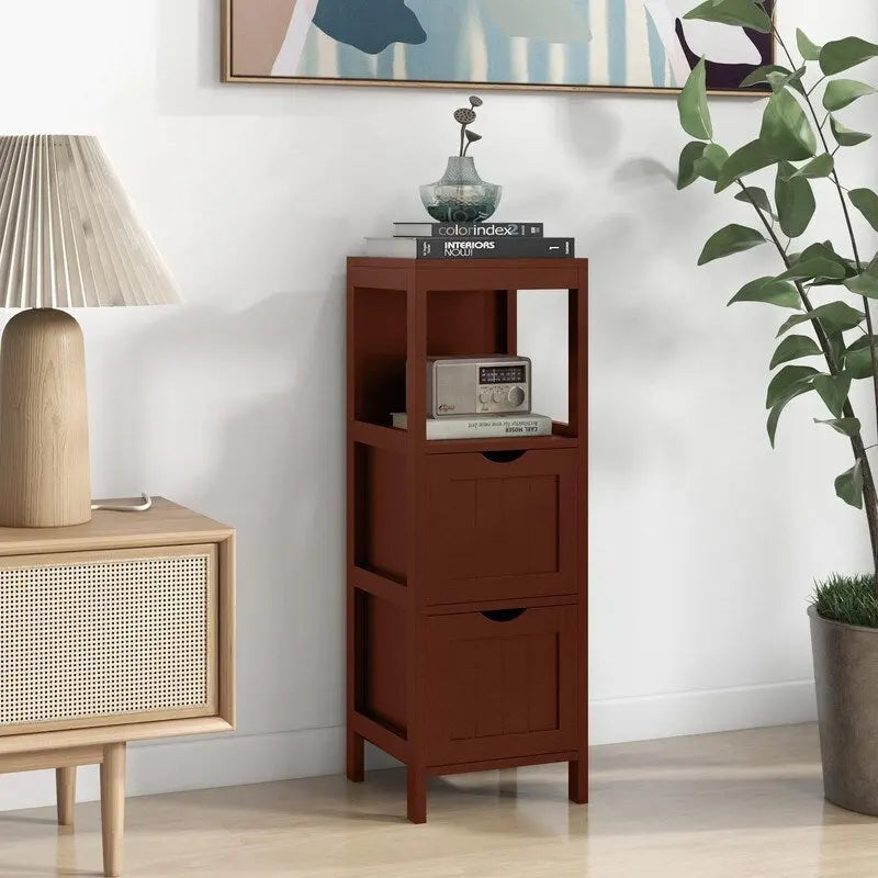 Freestanding Bathroom Storage Cabinet with Drawers