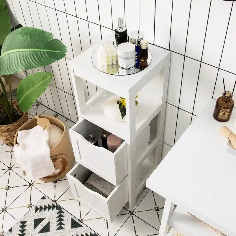 Freestanding Bathroom Storage Cabinet with Drawers