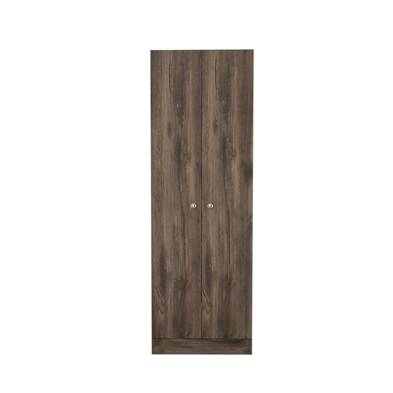 Freestanding Storage Cabinet with Double Doors and 5 Interior Shelves - 23.6Wx71.1H